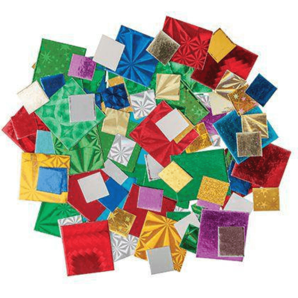Mosaic Paper Squares - Metallic