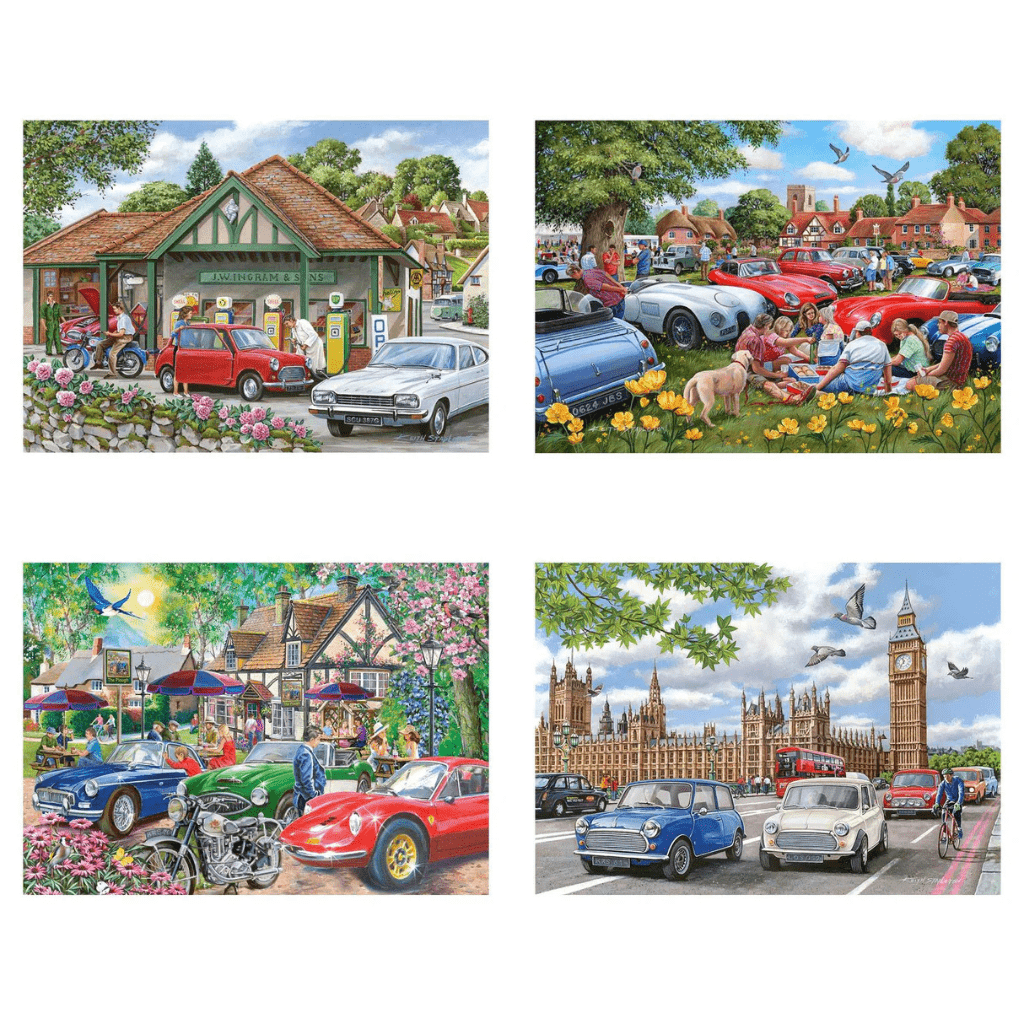Nice Day for a Drive - 500 Piece Jigsaw Puzzle Multipack