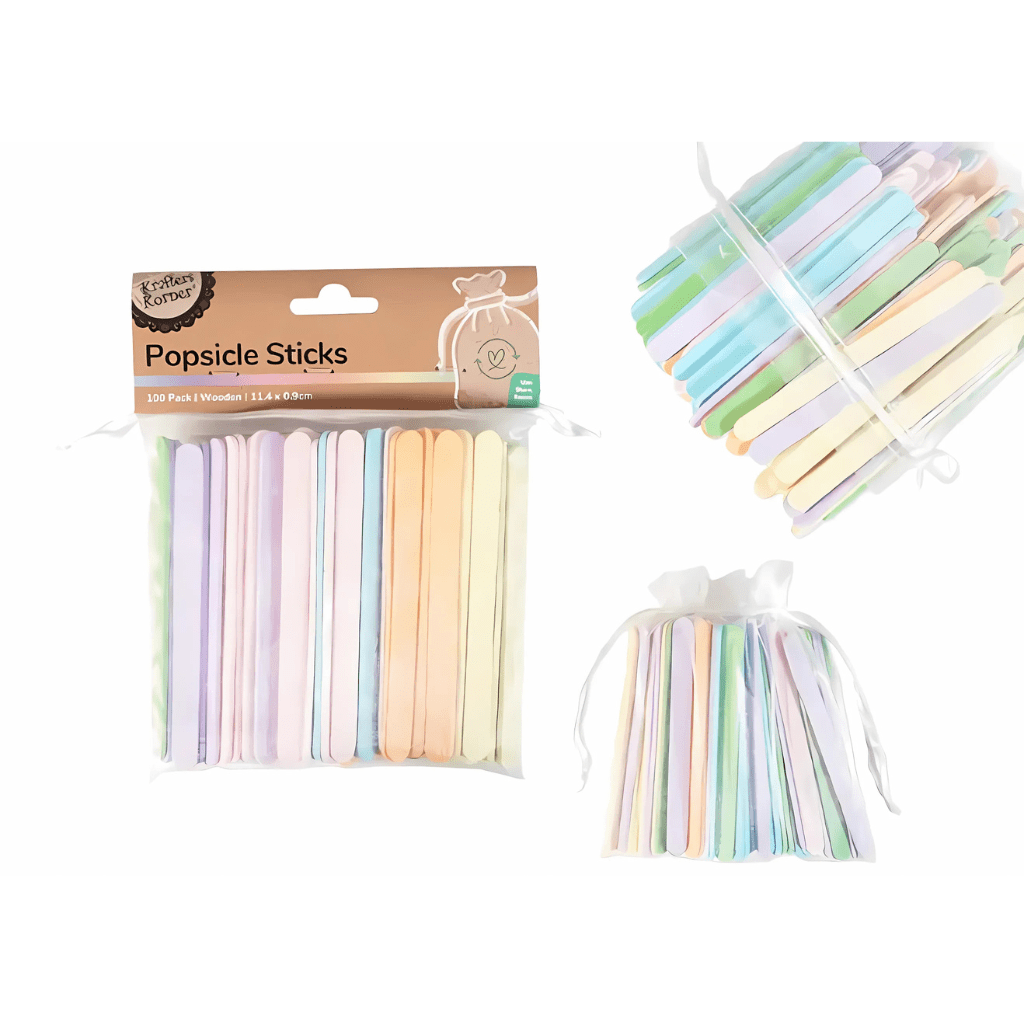 Pastel Popsicle Sticks