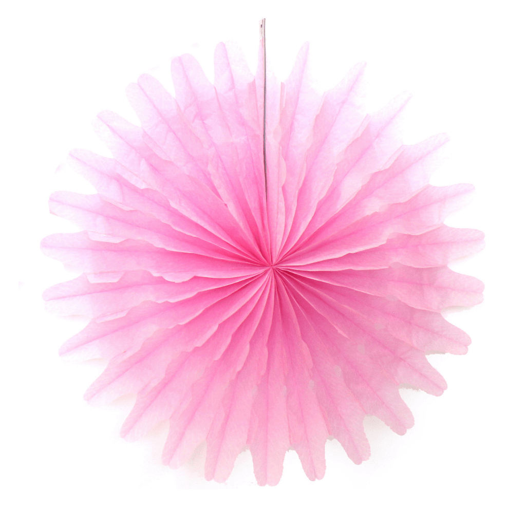 Decorative Fan Pink 30cm
