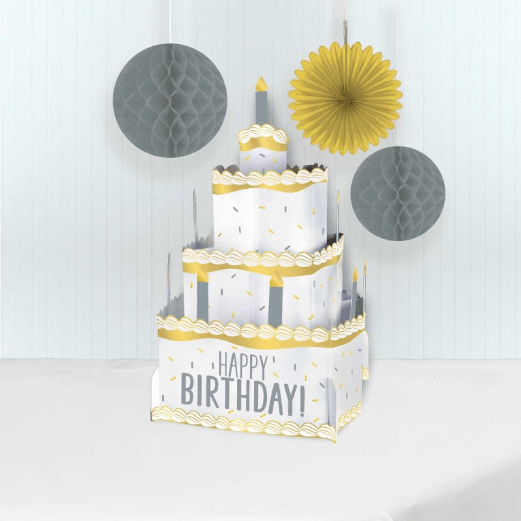 Pop-up Birthday Cake Centrepiece