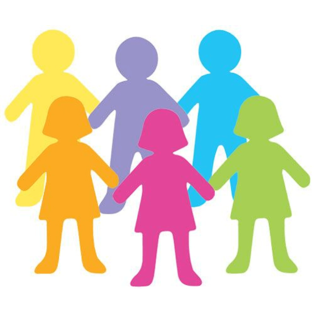 Pre-Cut People Paper Shapes Pack of 48