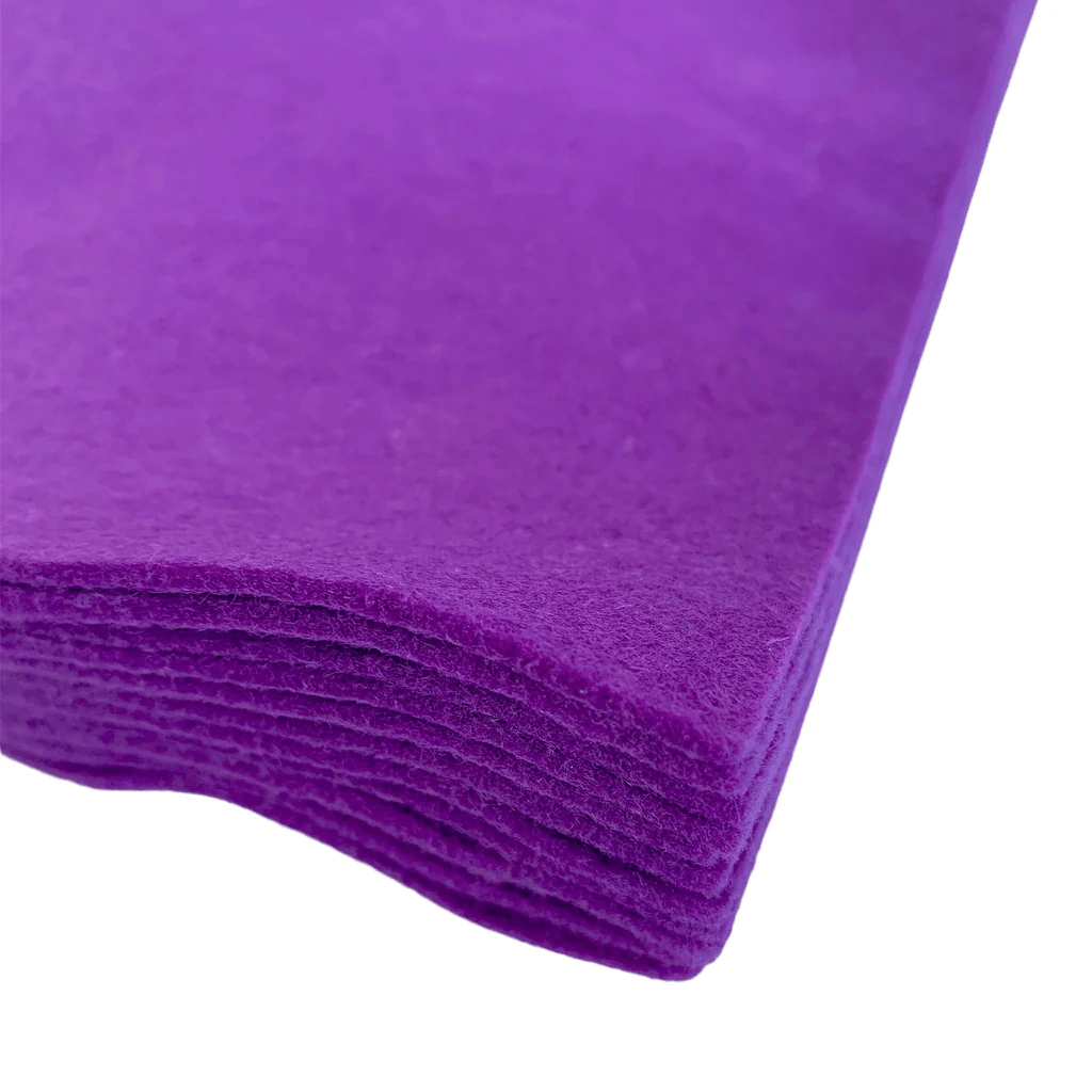 Purple Felt Sheets