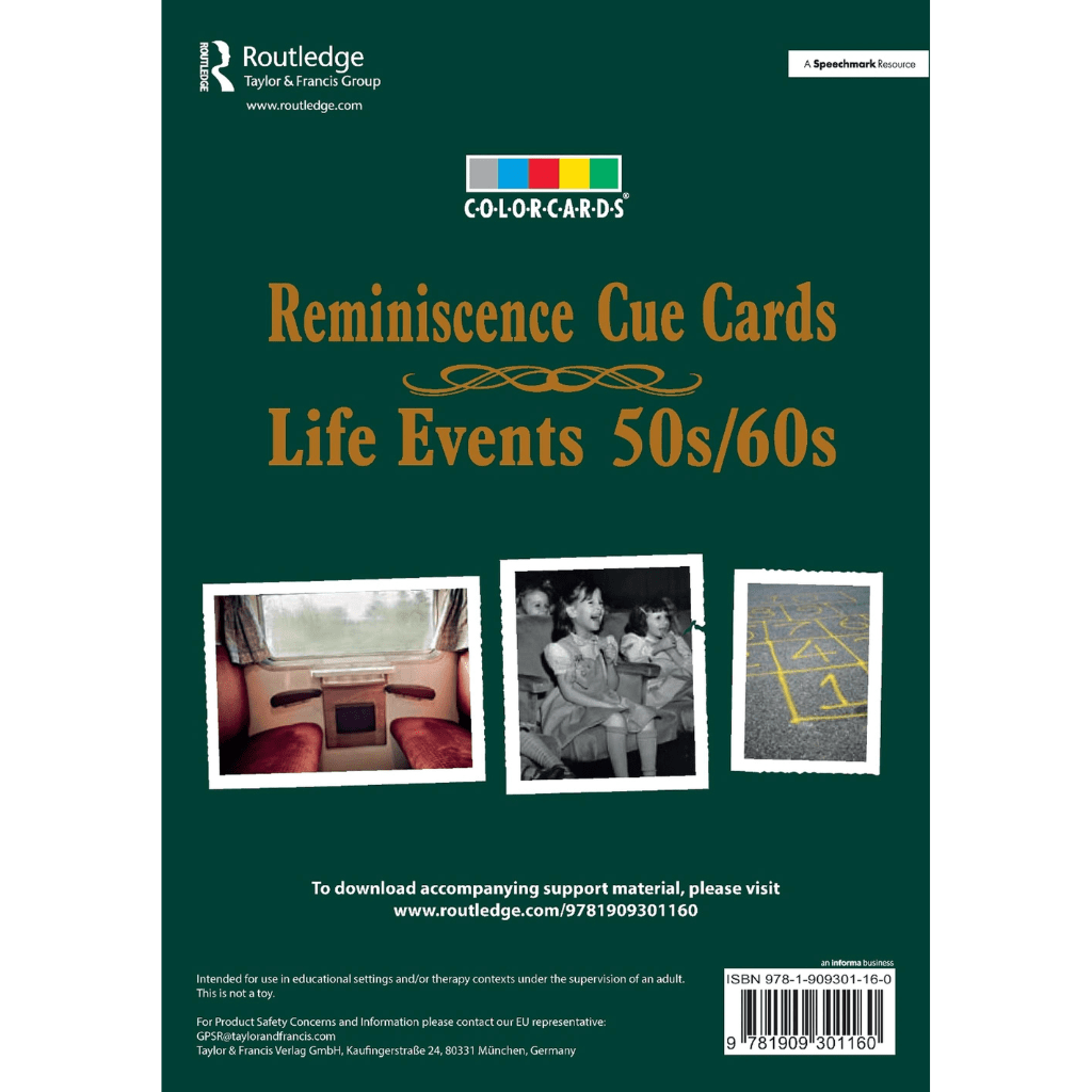 Reminisence Cue Cards 50s/60s