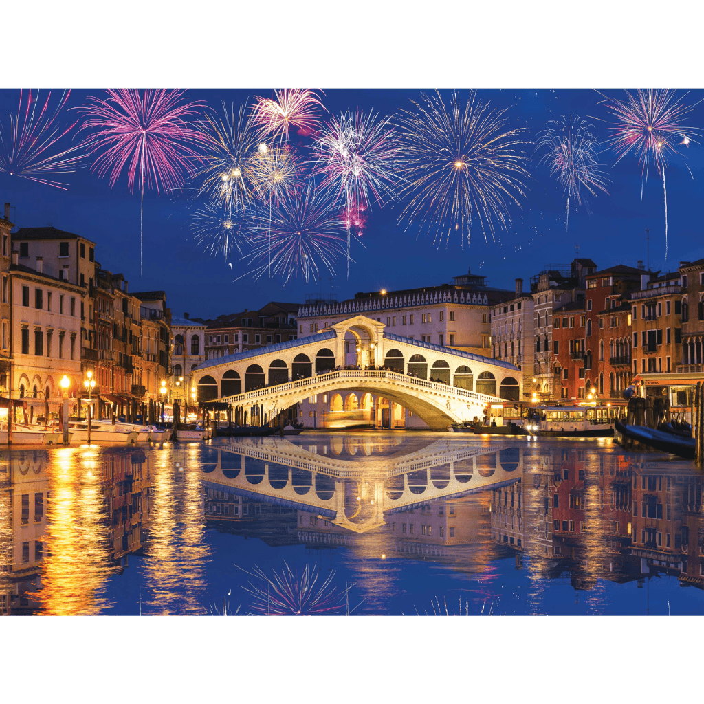 Rialto Bridge Venice Italy - 300 Large Piece Jigsaw Puzzle