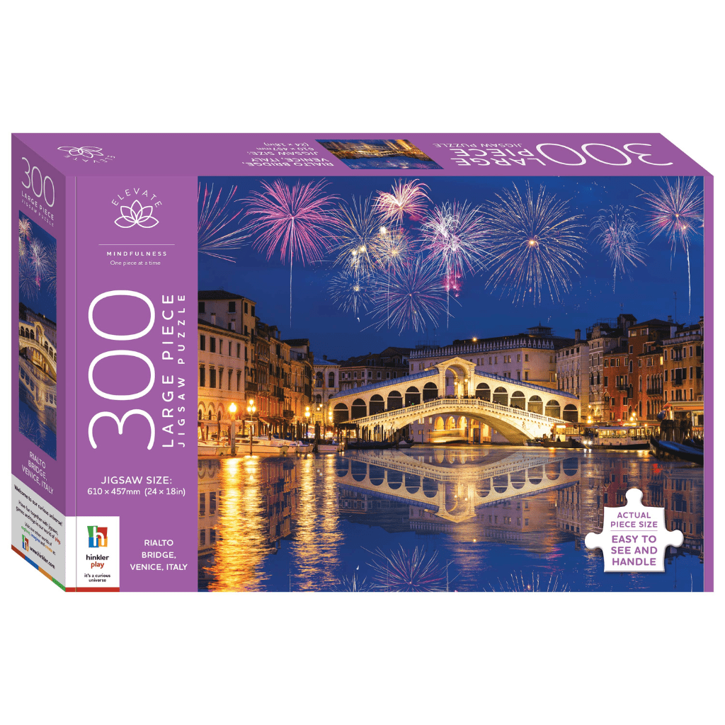 Rialto Bridge Venice Italy - 300 Large Piece Jigsaw Puzzle