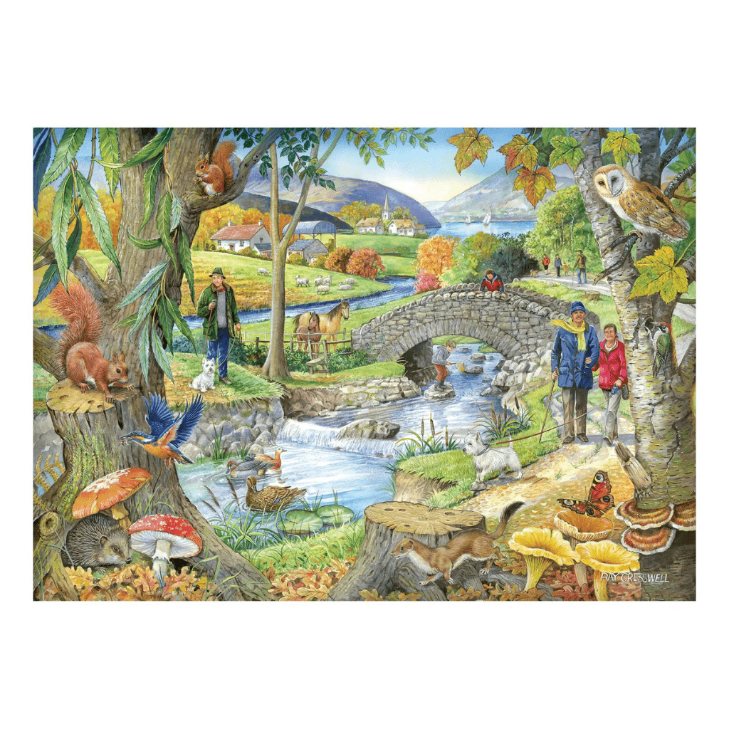 Riverside Walk - 250 Large Piece Jigsaw Puzzle