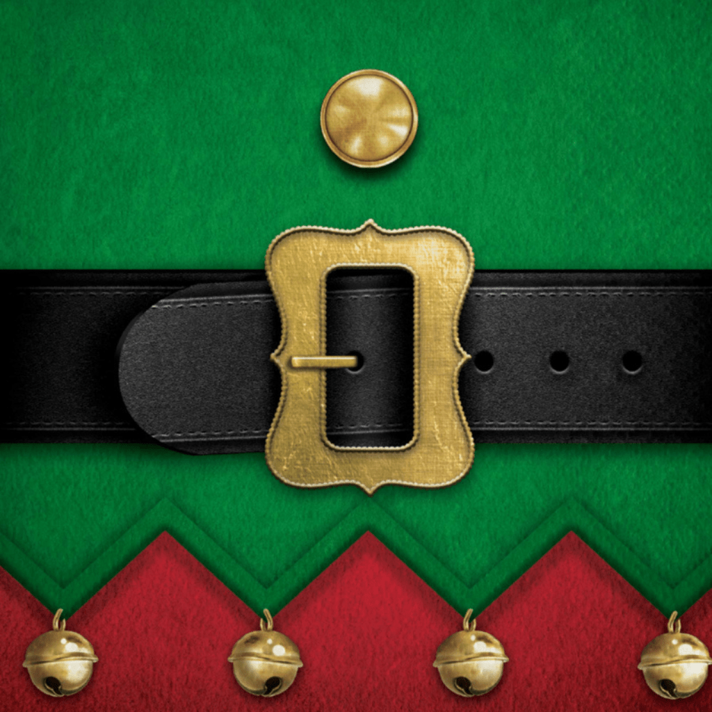 Santa's Suit Beverage Napkin