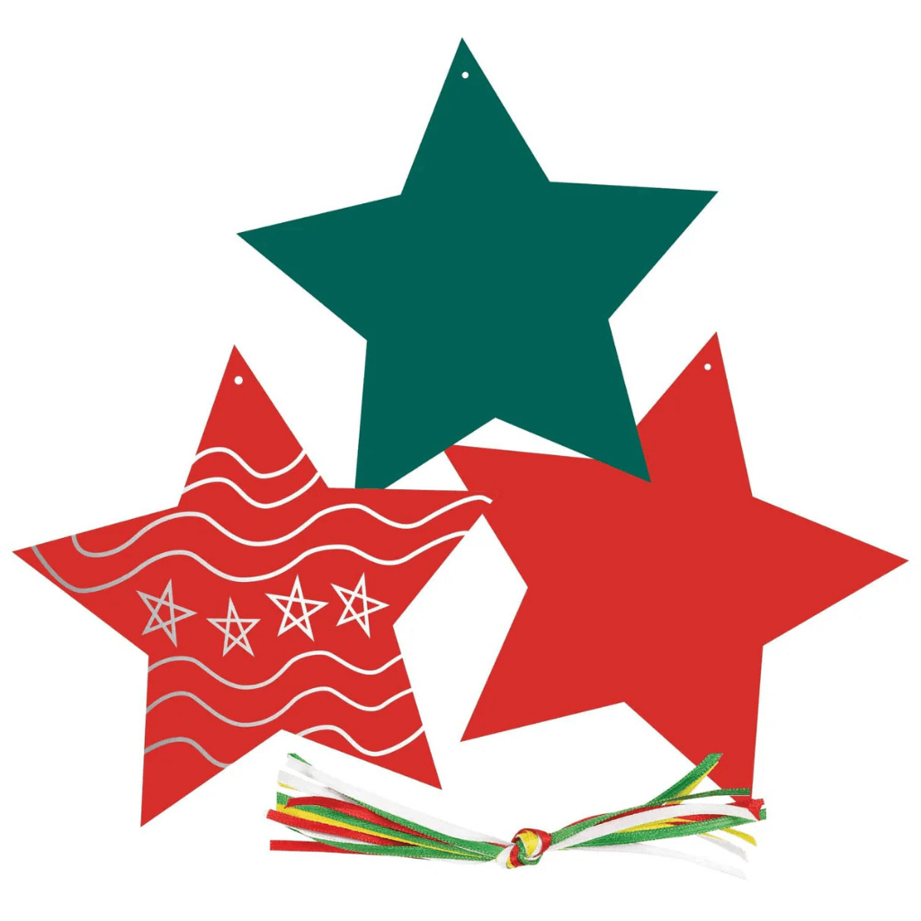 Scratch Coloured Stars Pack of 30