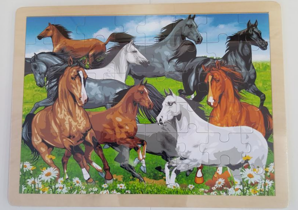 Horse - 48 Piece Wooden Jigsaw Puzzle