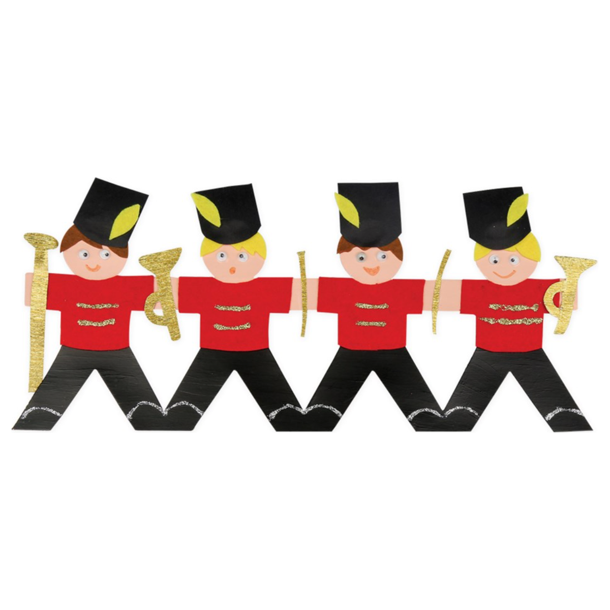 Cardboard People Chains Pack of 20