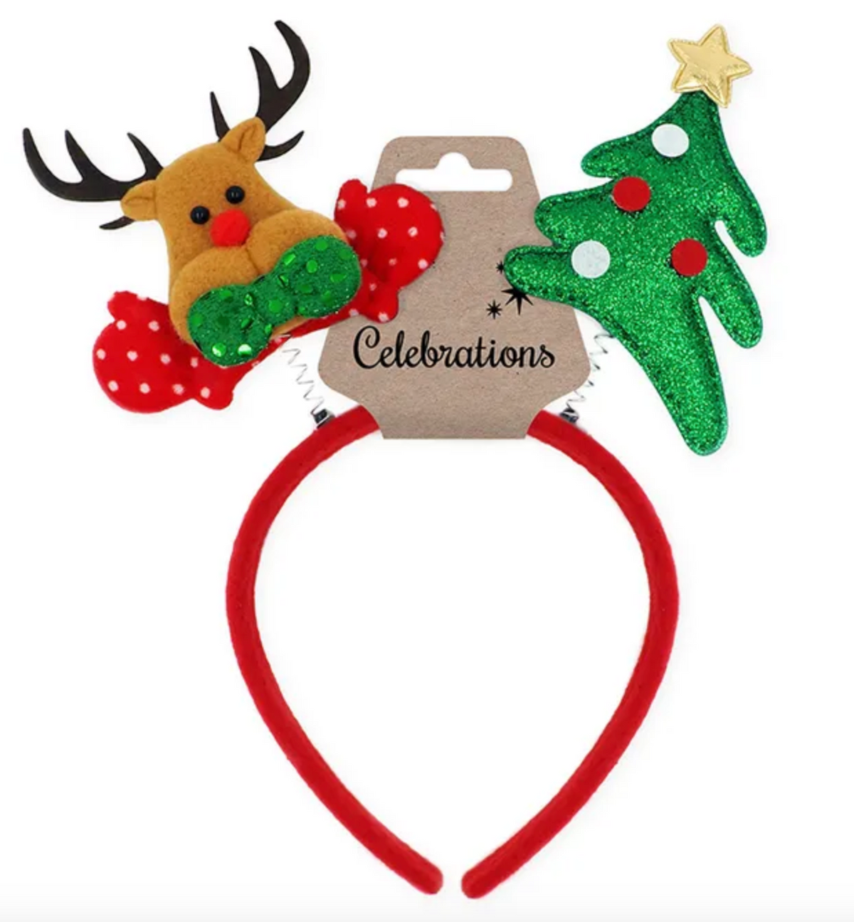 Christmas Headband Tree + Reindeer