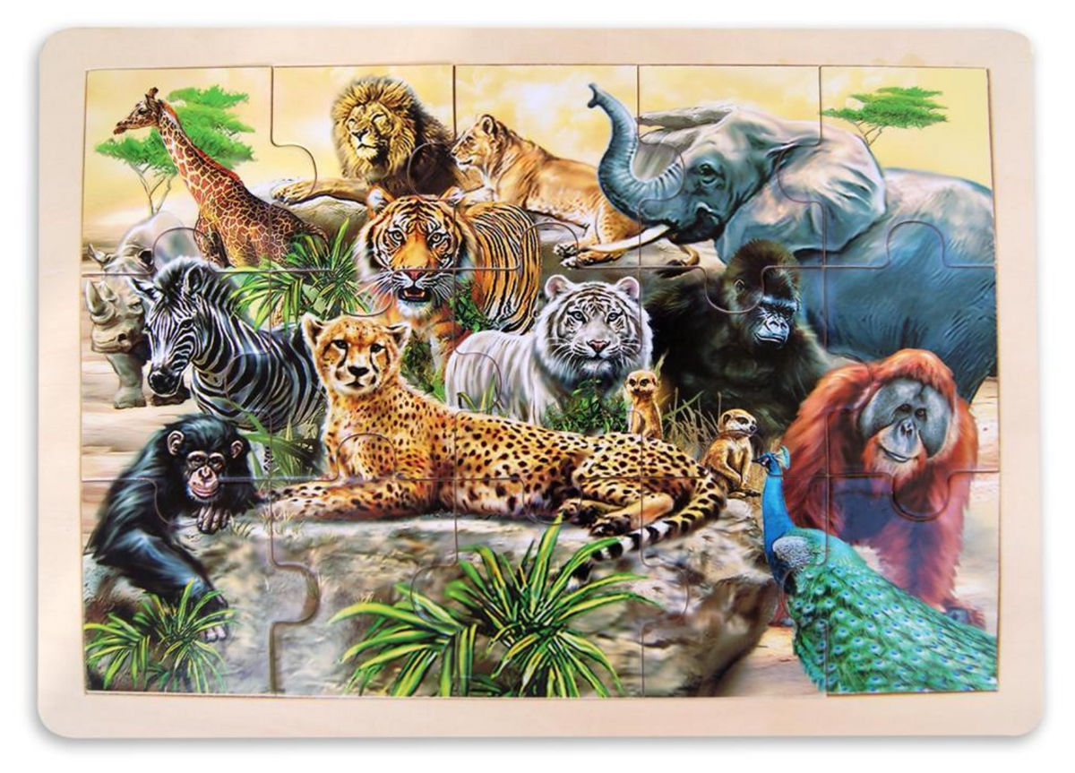 Jungle - 48 Piece Wooden Jigsaw Puzzle