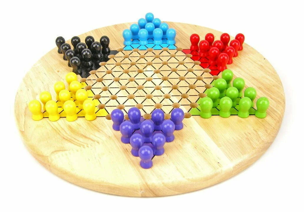 Classic Wooden Chinese Checkers