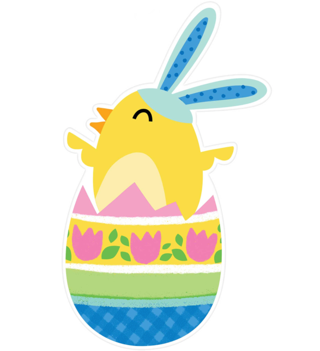 Easter Chick &amp; Egg Cutout