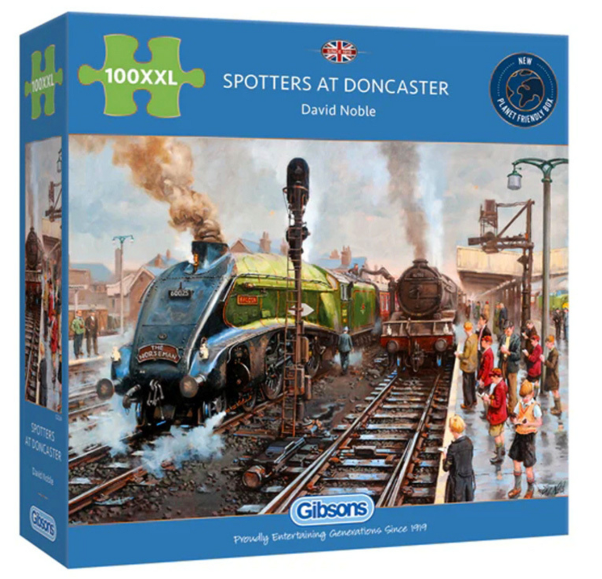 Spotters At Doncaster - 100 XXL Piece Jigsaw Puzzle