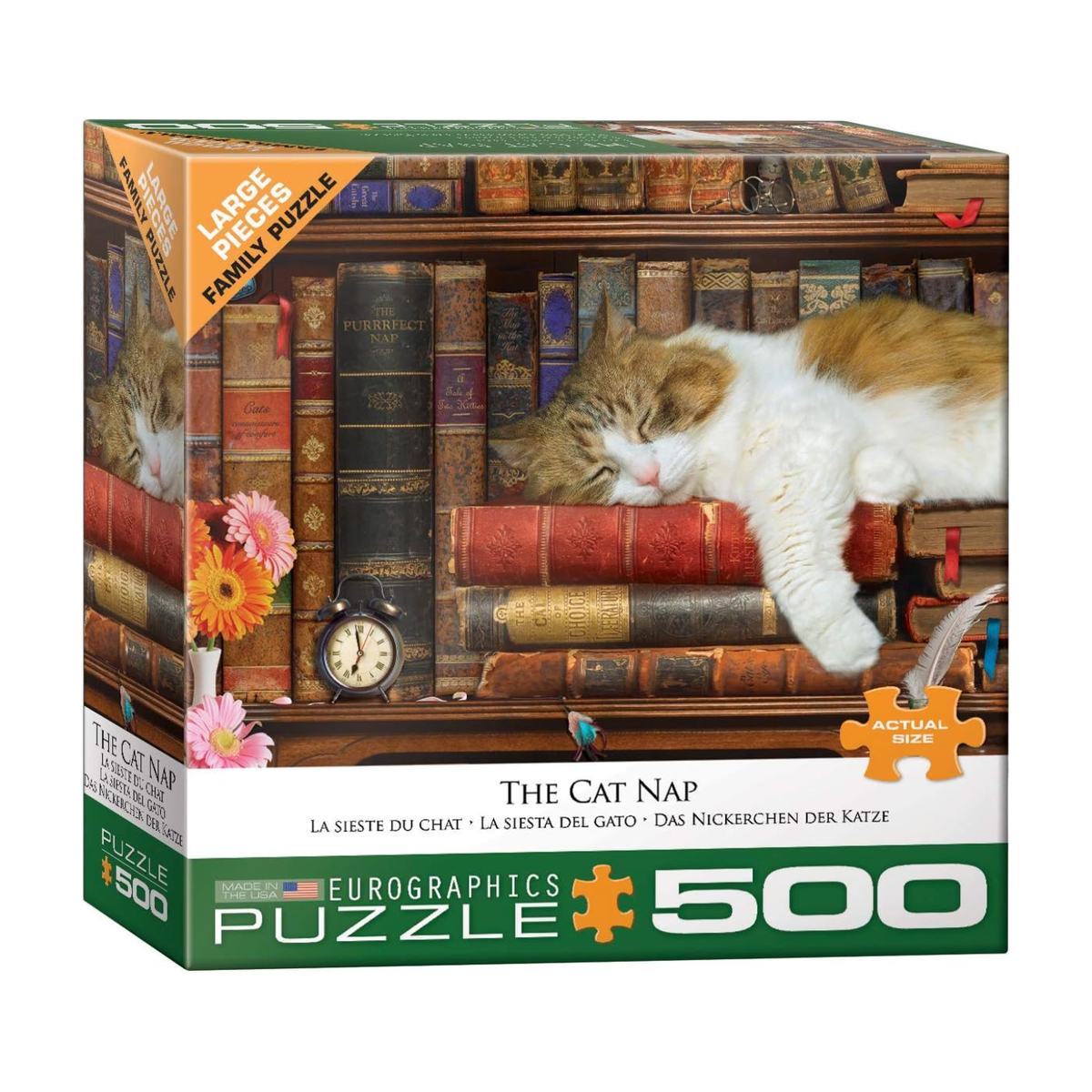 The Cat Nap 500 Extra Large Piece Jigsaw Puzzle