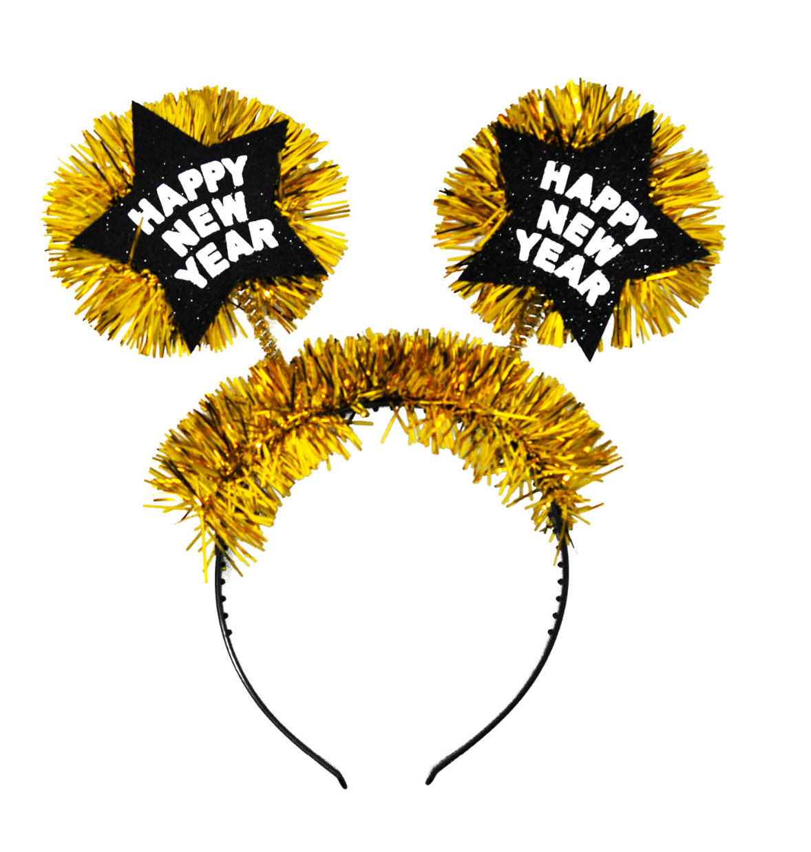 Happy New Year Gold Star Headband
