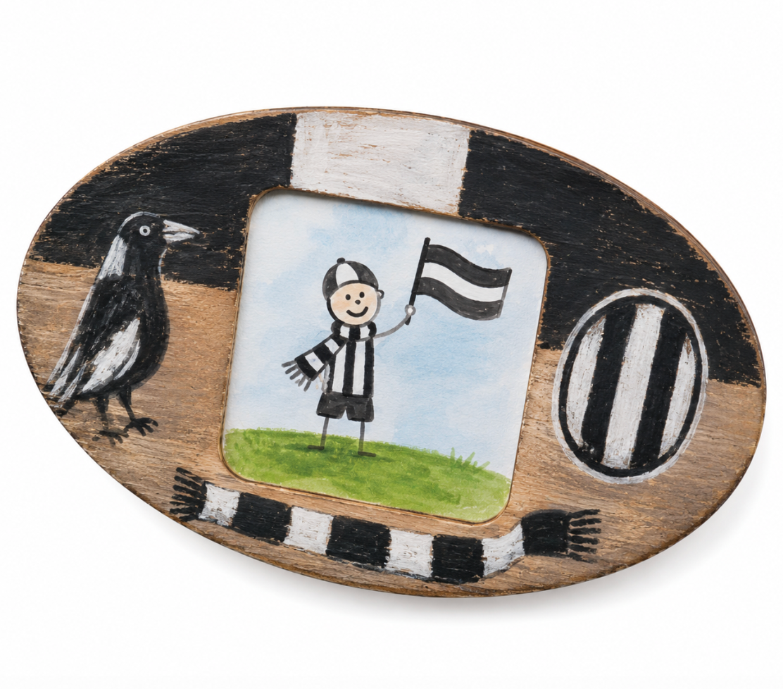 Wooden Footy Frame Pack of 10