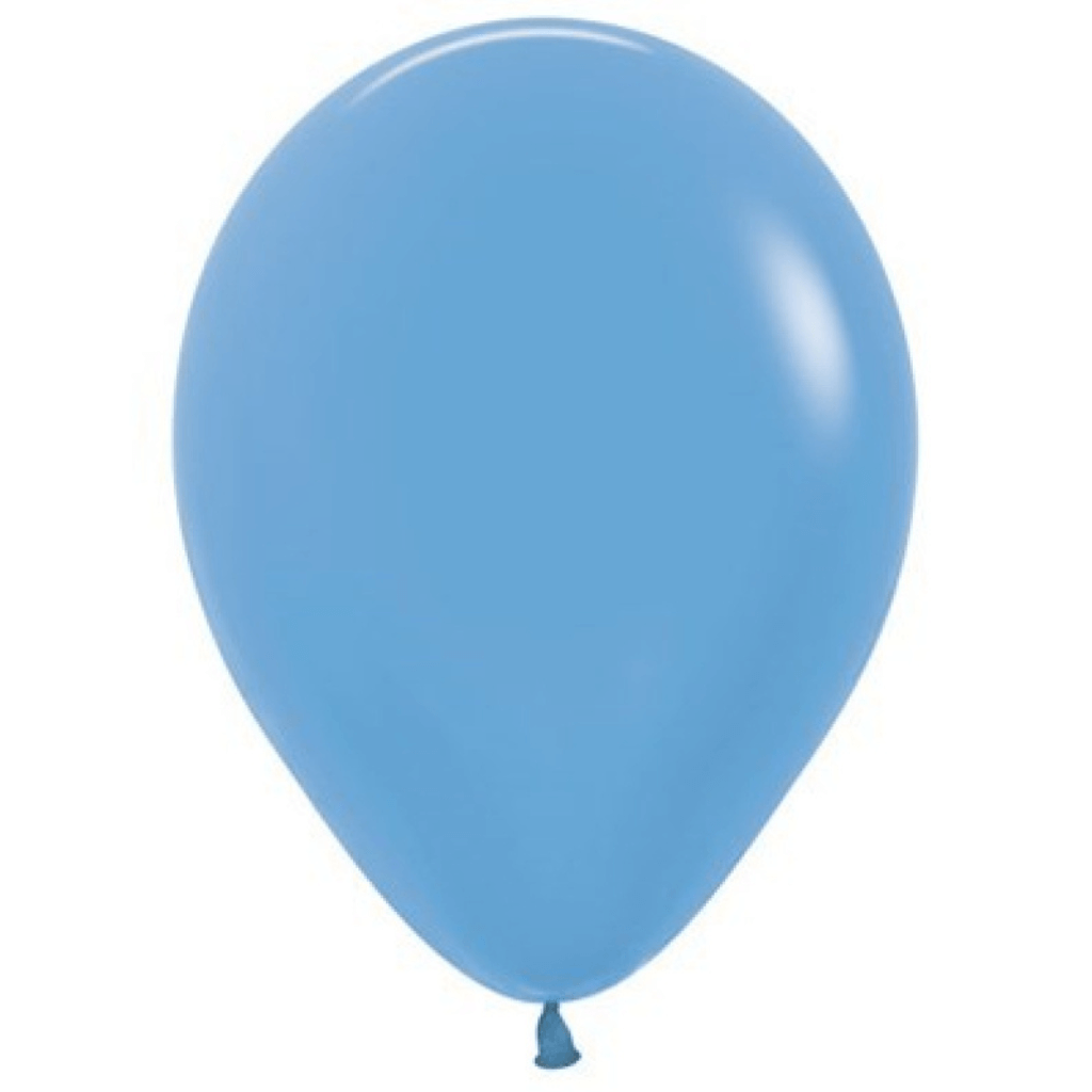 Sempertex 30cm Neon Blue Latex Balloons Pack of 25