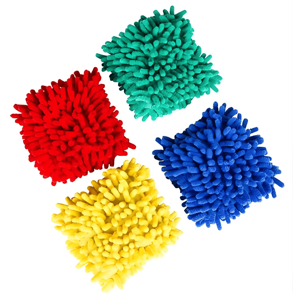 Shaggy Bean Bags Set of 4