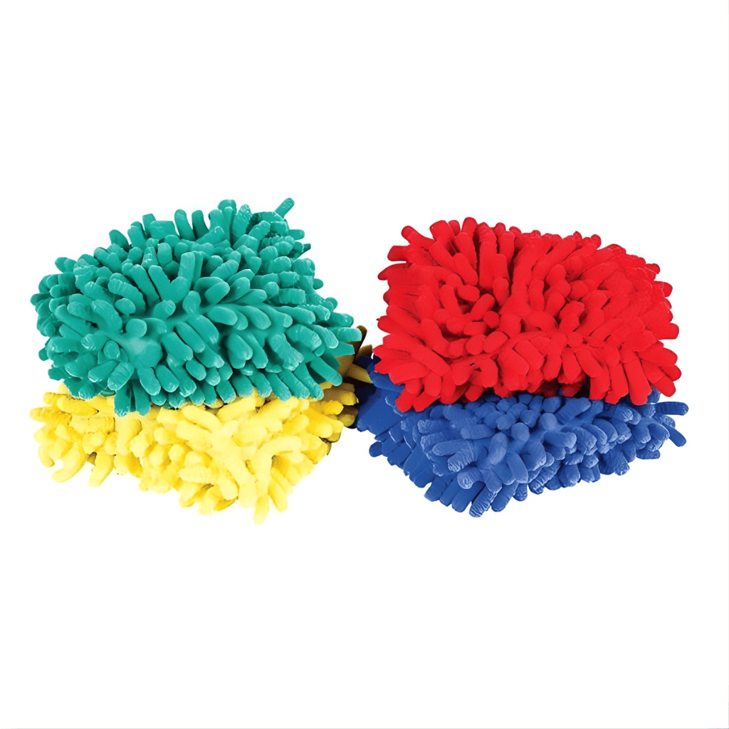 Shaggy Bean Bags Set of 4