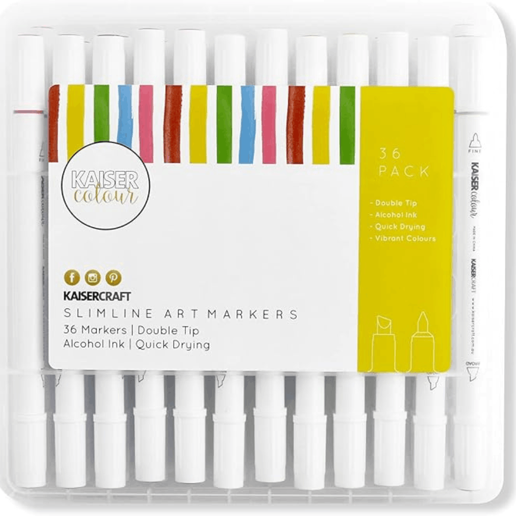 Slimline Art Markers Pack of 36
