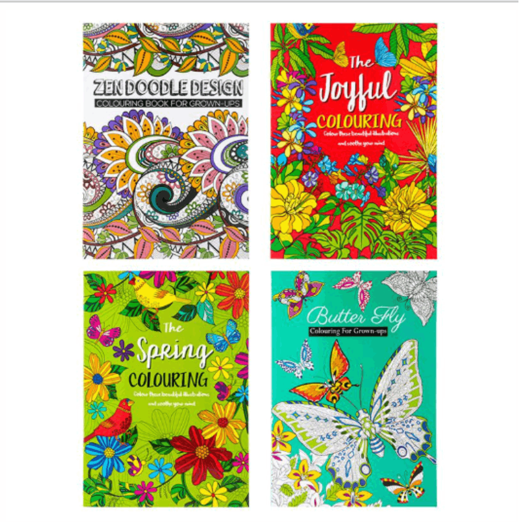 Spring Adult Colouring Books