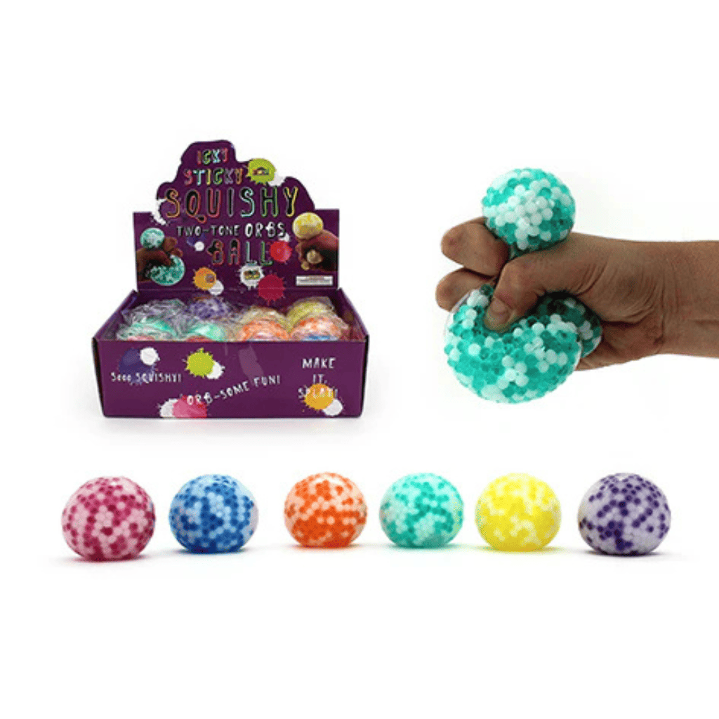 Squishy Water Orbs Two Tone Ball - Multiple Colours