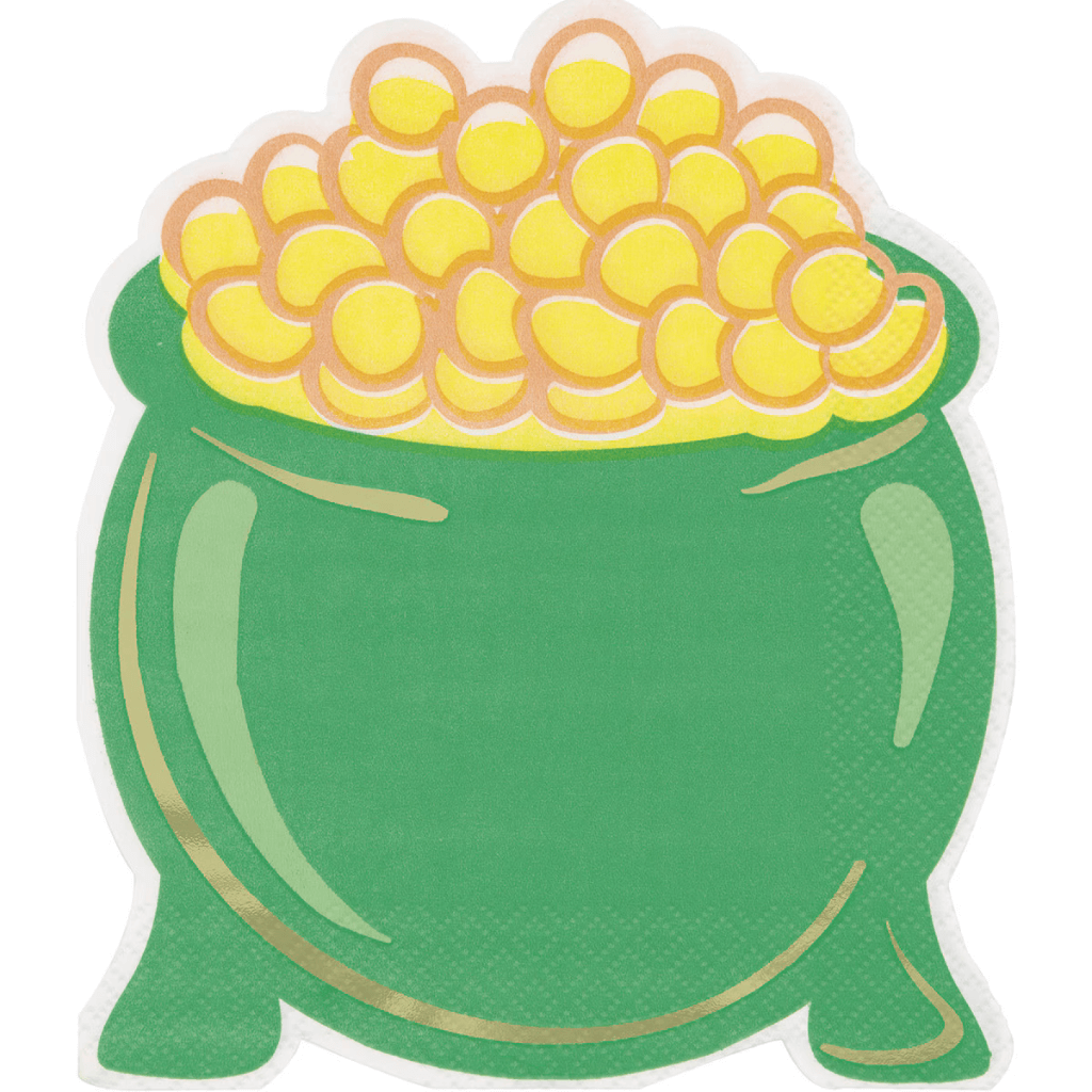 St. Patrick&#39;s Day Pot of Gold Lunch Napkins