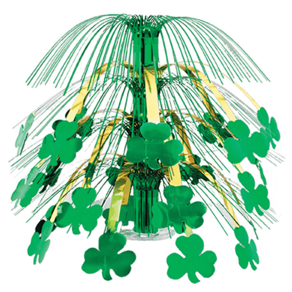 St. Patrick's Day Shamrock Cascade Centrepiece