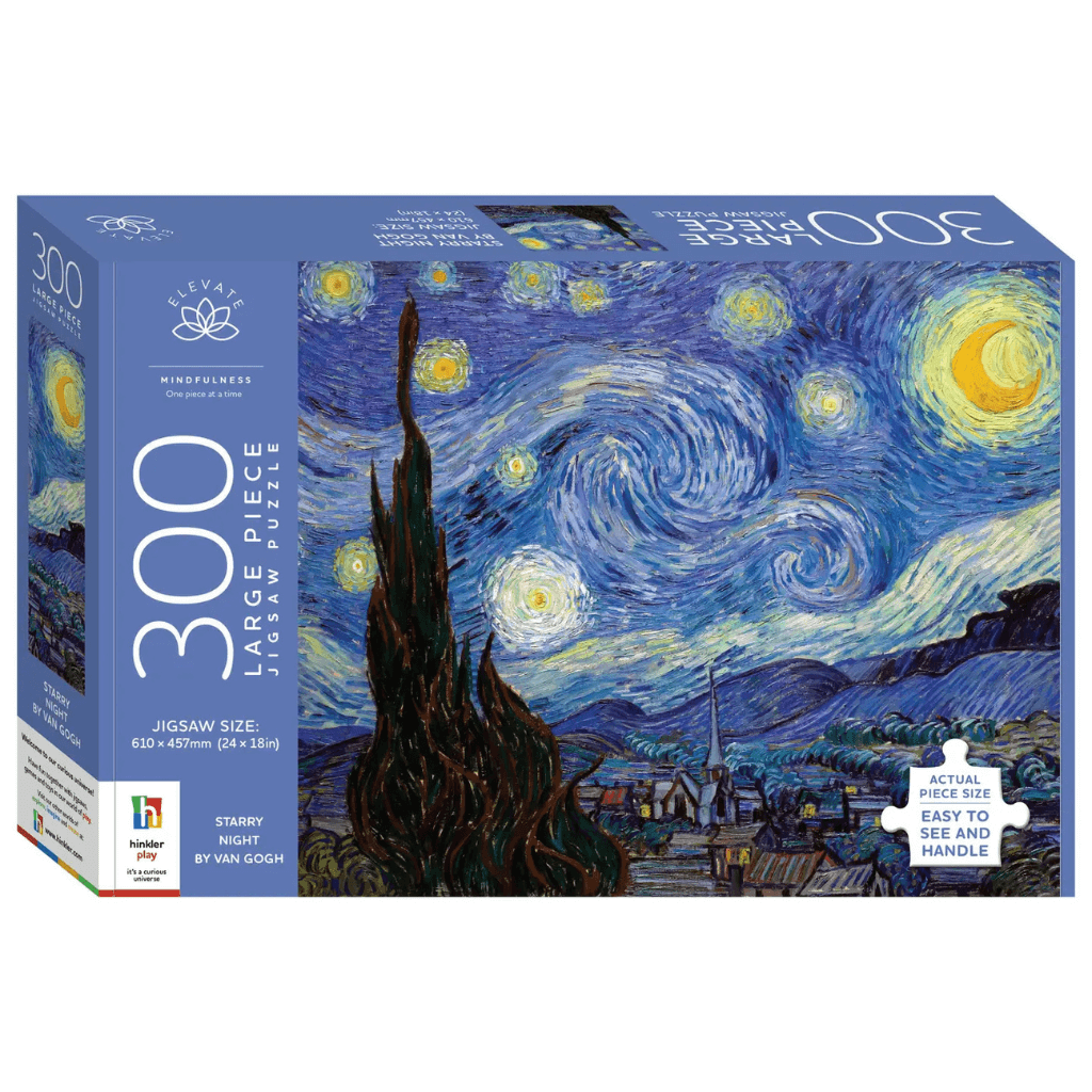 Starry Night By Van Gogh - 300 Large Piece Jigsaw Puzzle