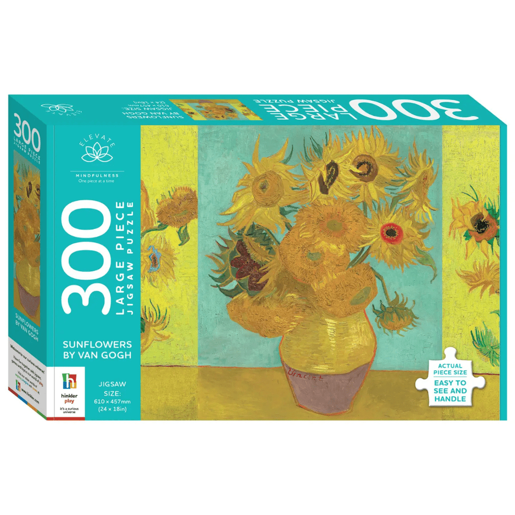 Sunflowers by Van Gogh - 300 Piece Large Jigsaw Puzzle