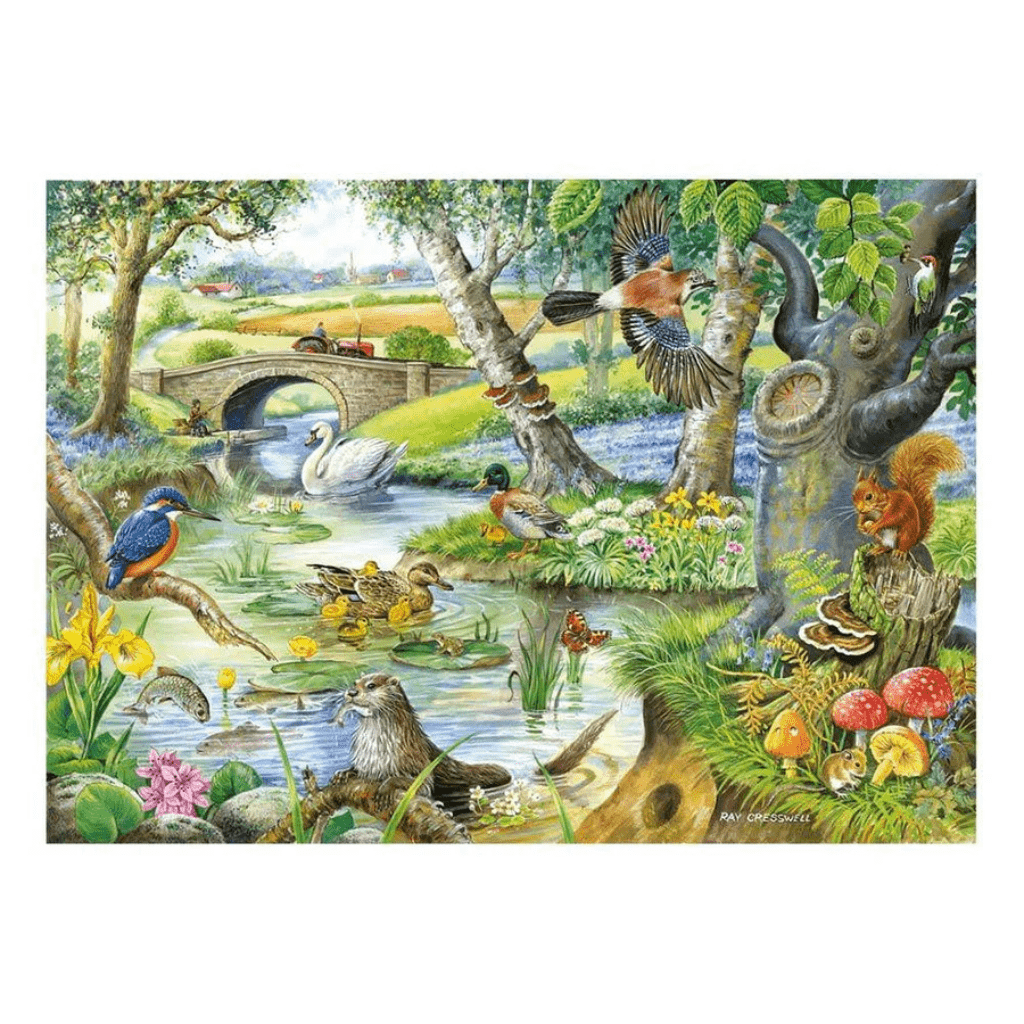 Tales Of The River - 500 Large Piece Jigsaw Puzzle