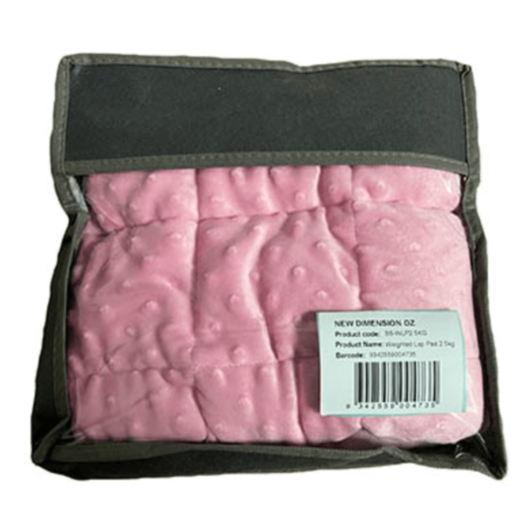 Weighted Lap Blanket Blue or Pink 2.5 kg
