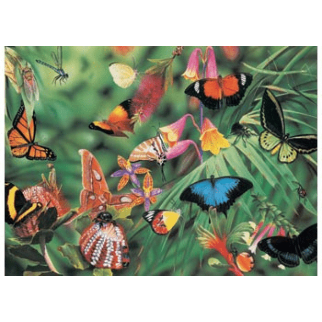 Wild Australia Butterflies and Beetles - 100 Piece Jigsaw Puzzle