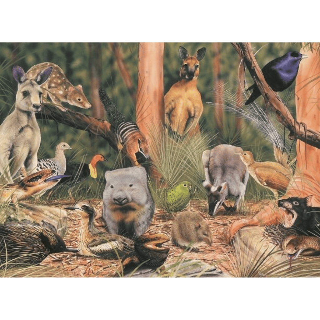 Wild Australia On The Forest Floor - 200 Piece Jigsaw Puzzle