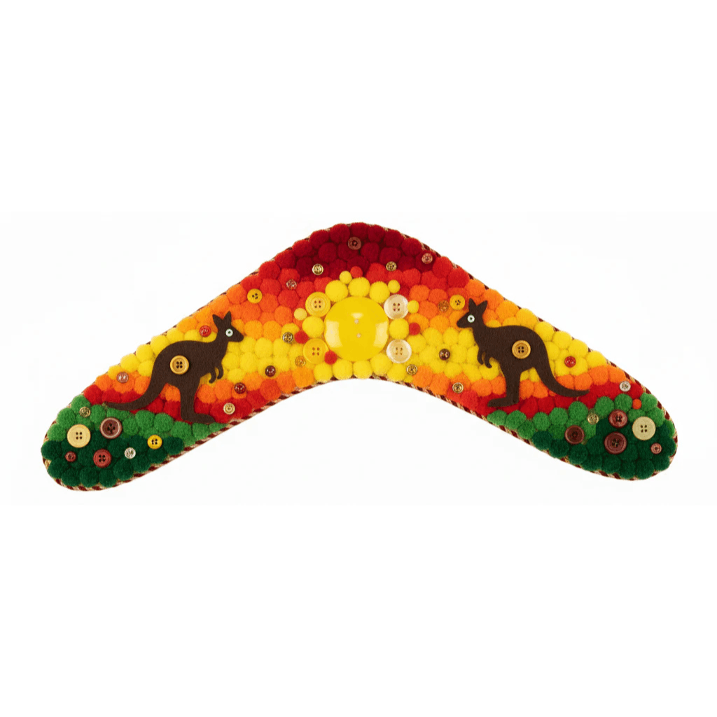 Small Wood Boomerang Shapes Pack of 12