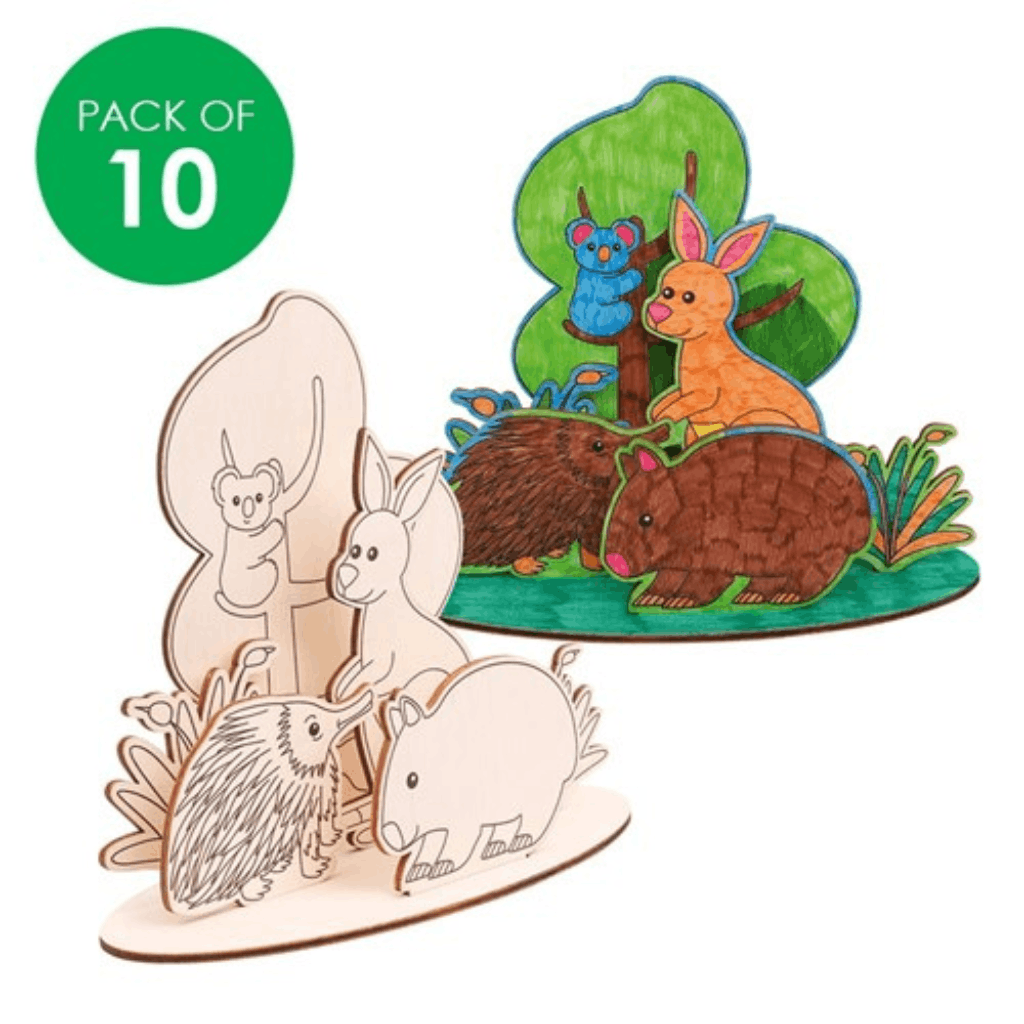 Wooden Dioramas - Australian Animals
