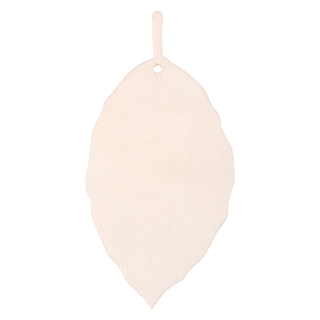 Wooden Leaf Adornments