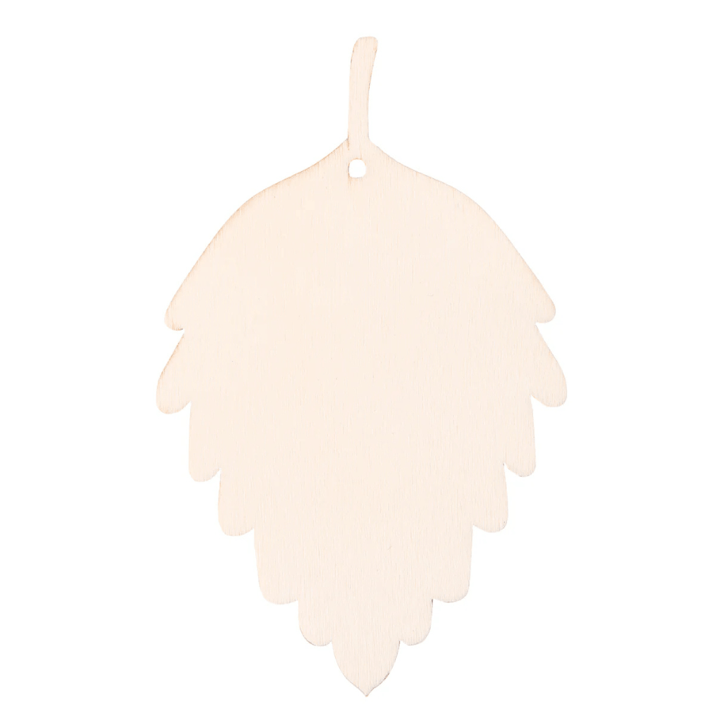 Wooden Leaf Adornments