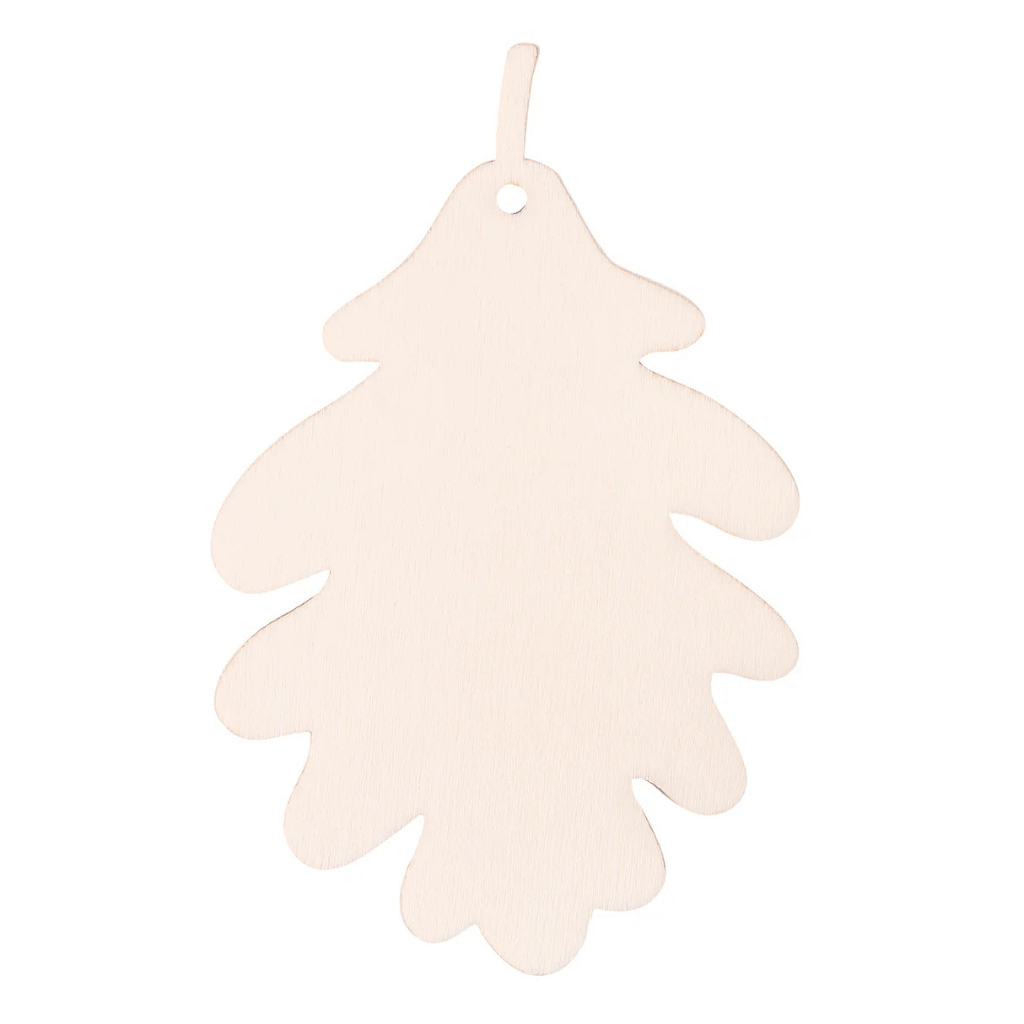 Wooden Leaf Adornments