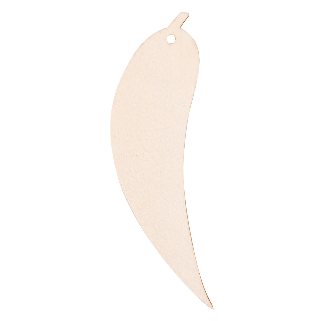 Wooden Leaf Adornments