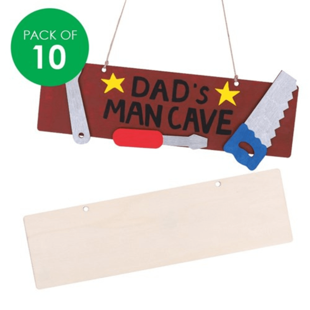 Wooden Plaques Pack of 10
