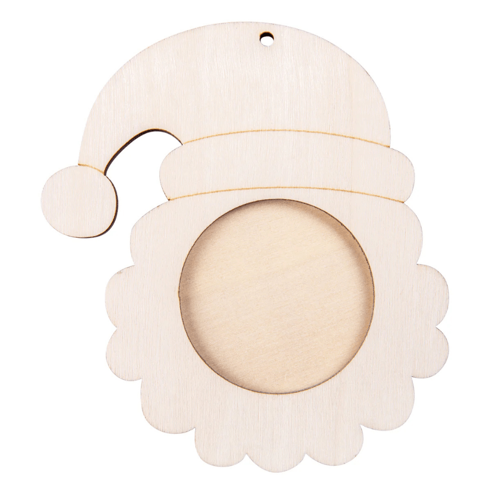 Wooden Santa Face Frames