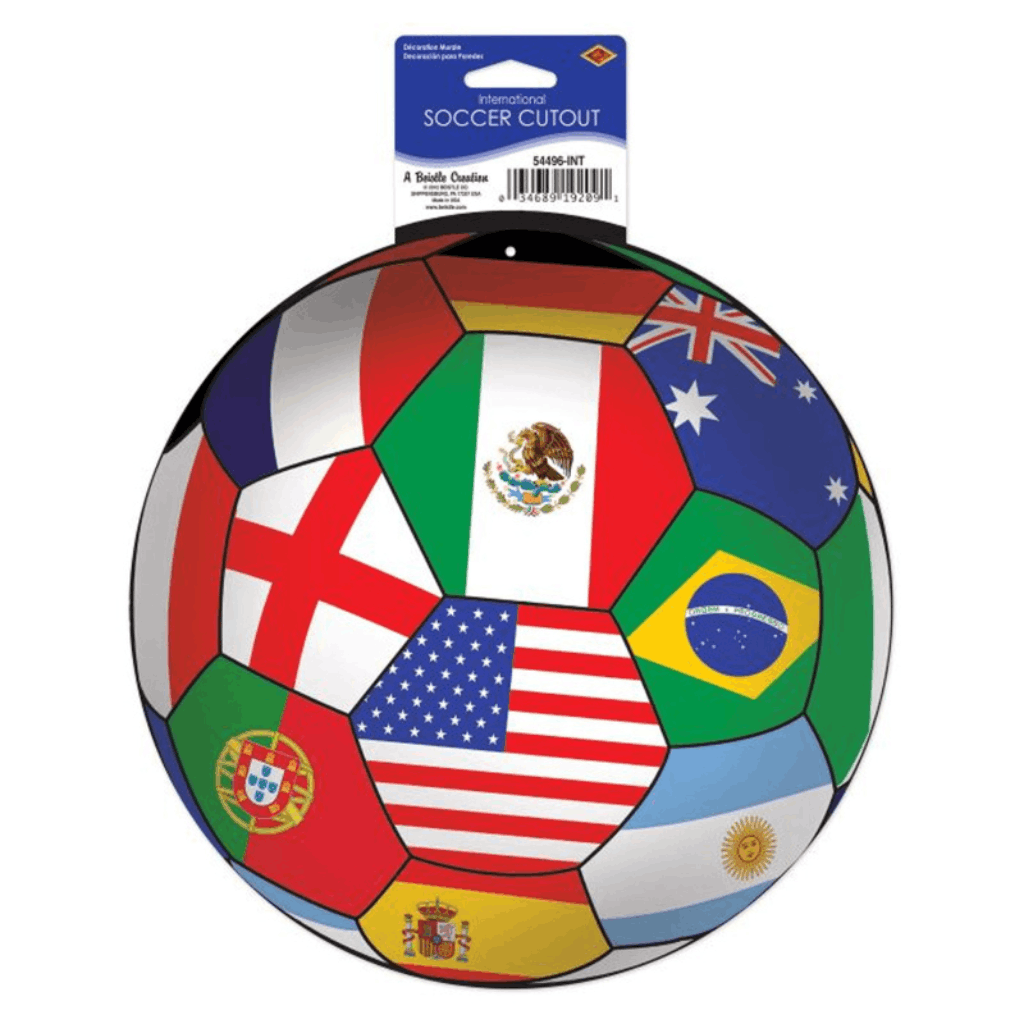 World Cup International Soccer Ball Cutout