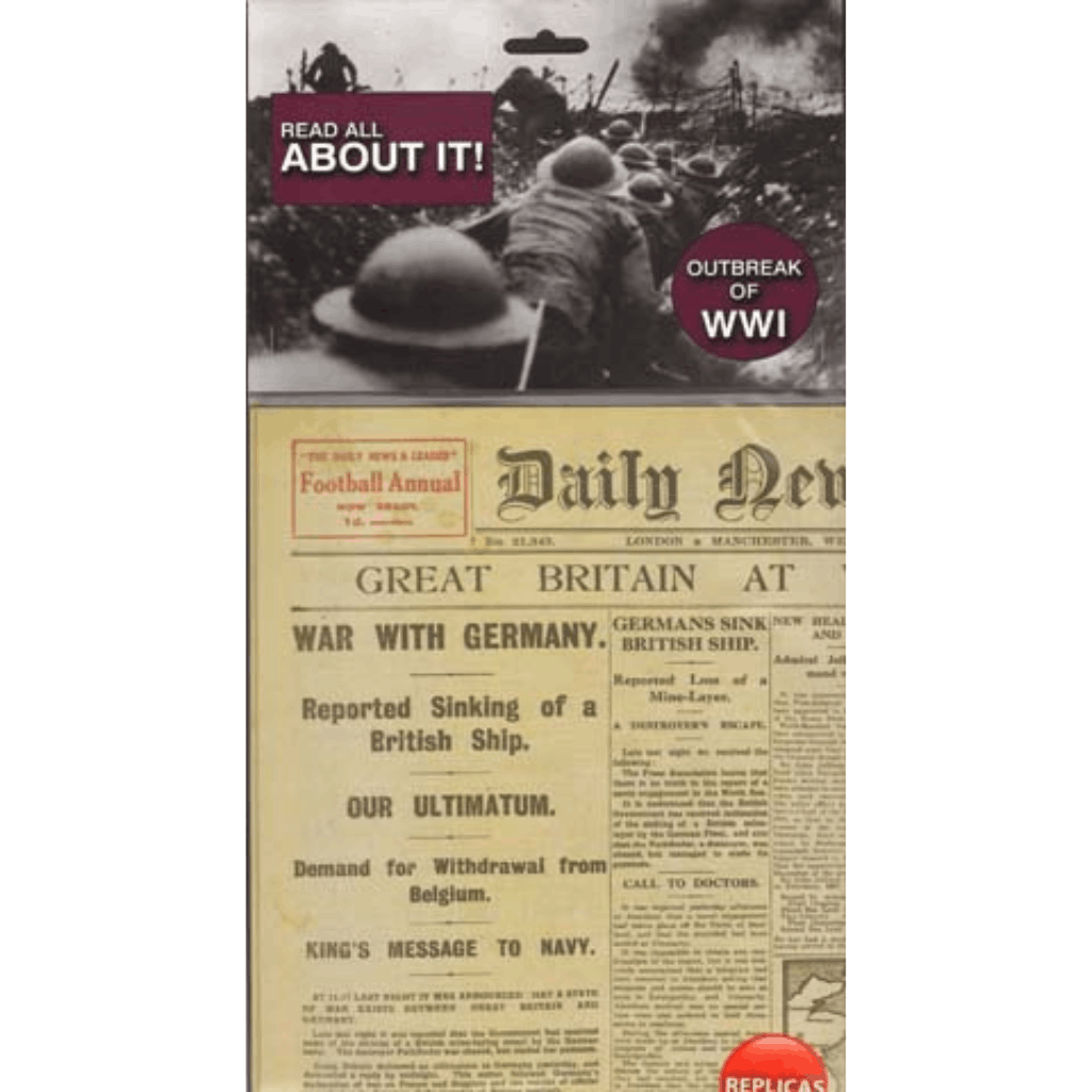 World War I Newspaper Replica