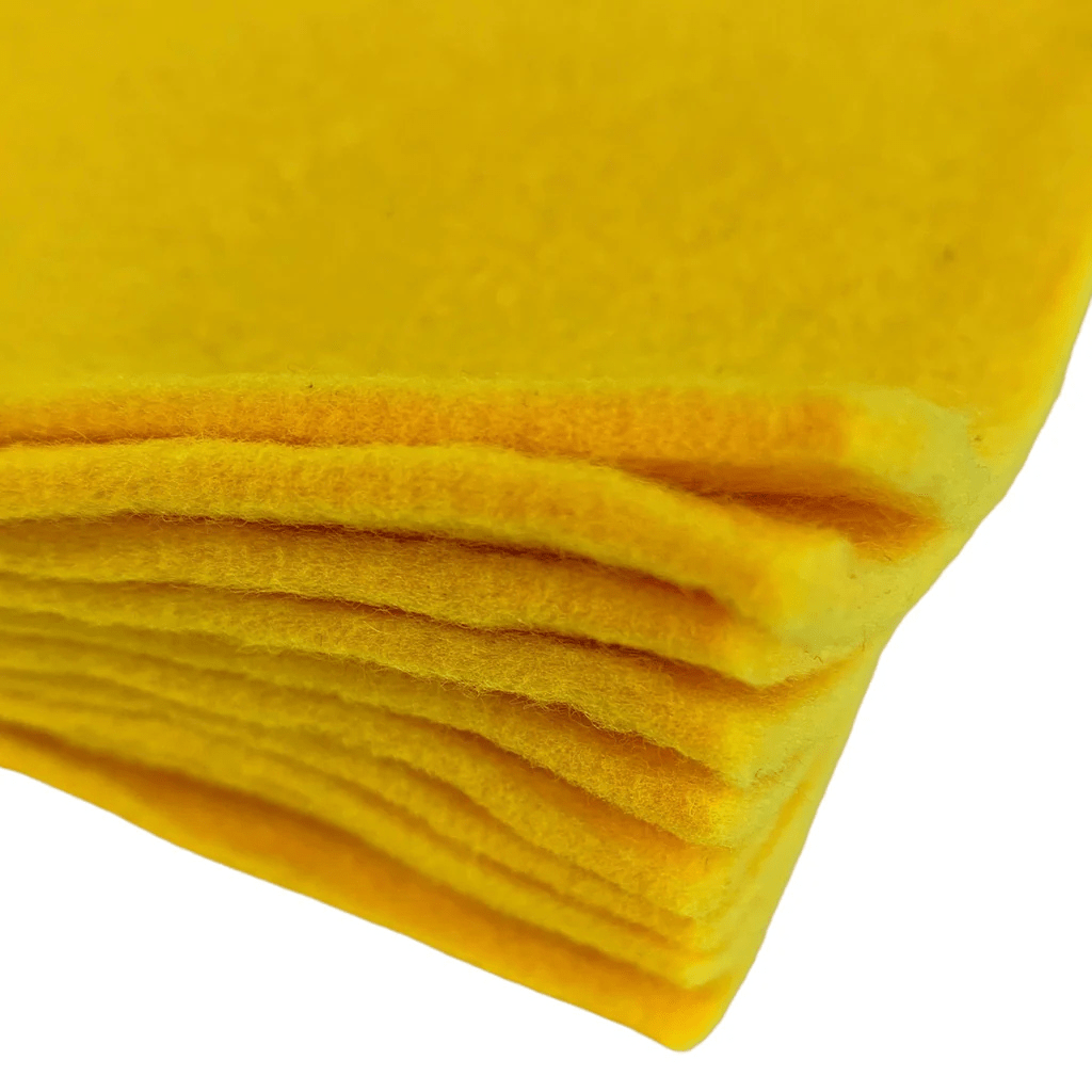 Yellow Felt Sheets