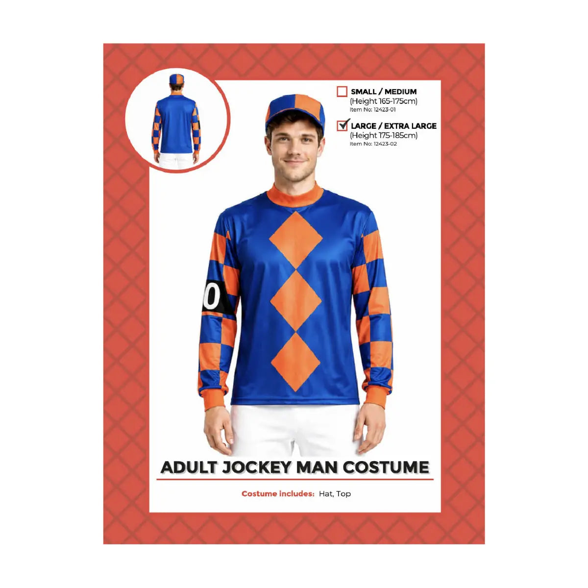 Jockey Adult Costume
