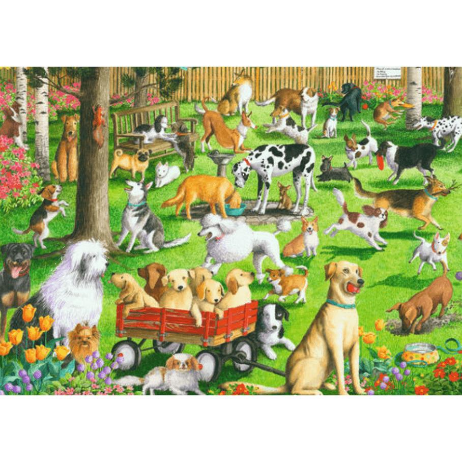 At The Dog Park - 500 Large Piece Jigsaw Puzzle